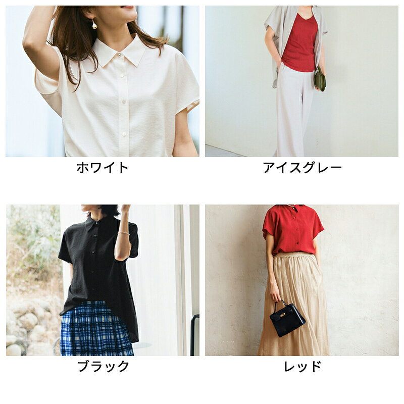 【セール45％OFF×ポイント5倍】【ドゥクラッセ】 セットアップ ブリーズクロス・フレンチスリーブシャツ レディース ( 7〜15 ) 30代 40代 50代 大人、輝く服 【DoCLASSE】 doclasse-10005750 DoCLASSE サンプル画像2