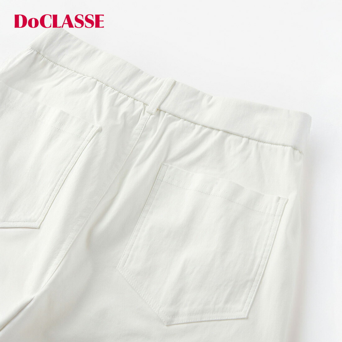 セール20%OFF 【ドゥクラッセ】 パンツ □ドライタッチ ・ スリム ／ 63cm レディース ( 7〜15 ) おしゃれ きれいめ 30代 40代 50代 大人、輝く服 【DoCLASSE】