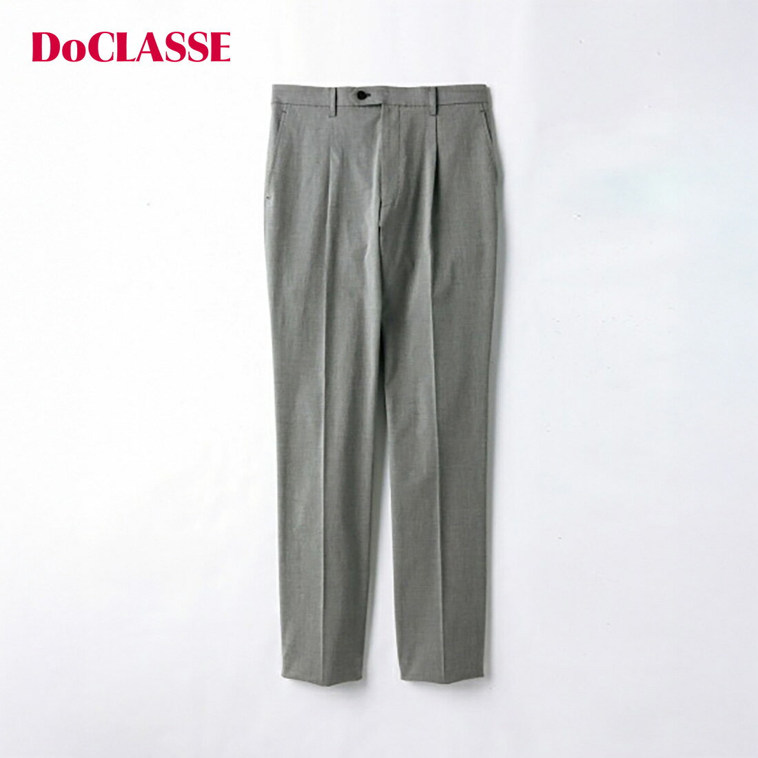 Rakuten - セール43%OFF 【ドゥクラッセ】 PLUS COOLパンツ/ワンタック メンズ ( S〜XXXL ) 30代 40代 50代 大人、輝く服 【DoCLASSE】