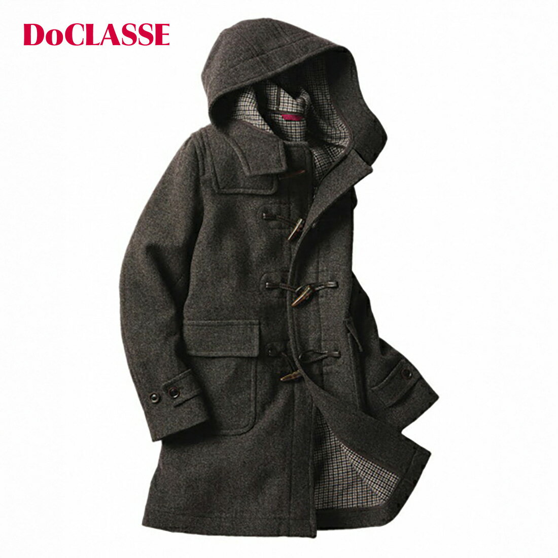 【マラソンポイント5倍】【ドゥクラッセ】 二重織りダッフルコート メンズ ( S～XXL ) 30代 40代 50代 大人、輝く服 【DoCLASSE】