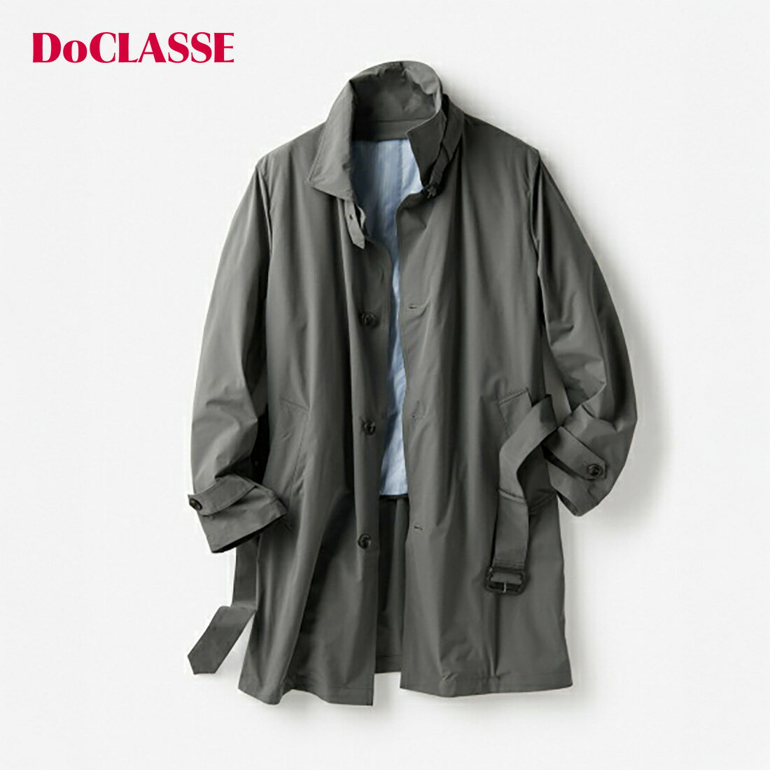 【ドゥクラッセ】 ストレッチ中綿ライナーコート メンズ ( S～XL ) 30代 40代 50代 大人、輝く服 【DoCLASSE】