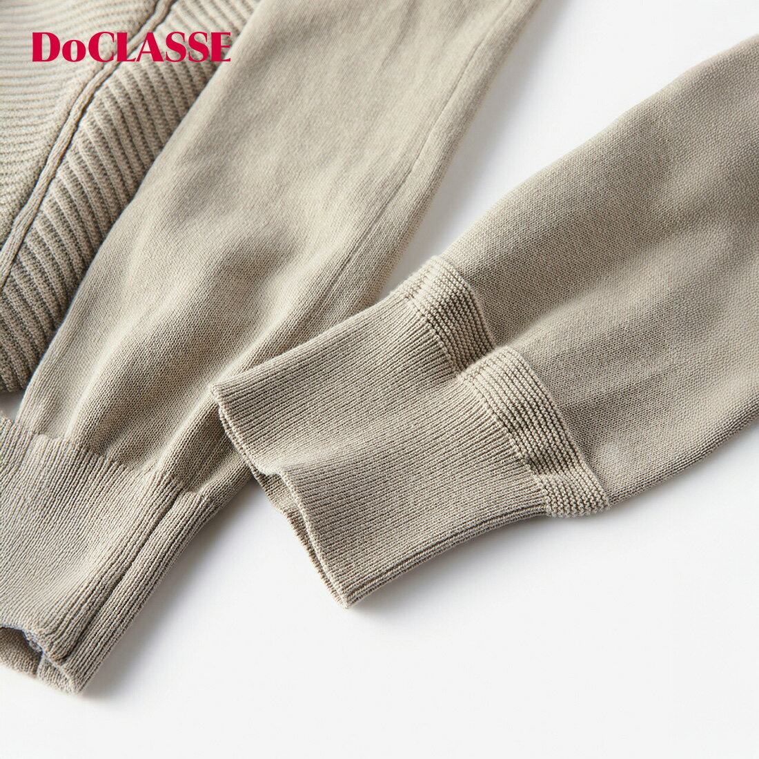 【ドゥクラッセ】 リンクス編みVネックニット メンズ ( S～XXL ) 30代 40代 50代 大人、輝く服 【DoCLASSE】