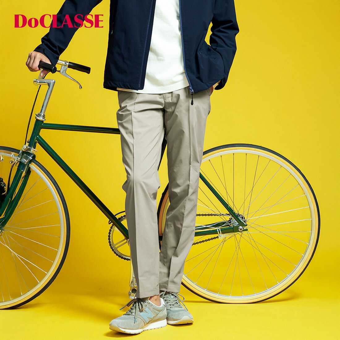 Rakuten - セール26%OFF 【ドゥクラッセ】 パンツ □SOLOTEXベルトパンツ メンズ ( S〜XXL ) 30代 40代 50代 大人、輝く服 【DoCLASSE】