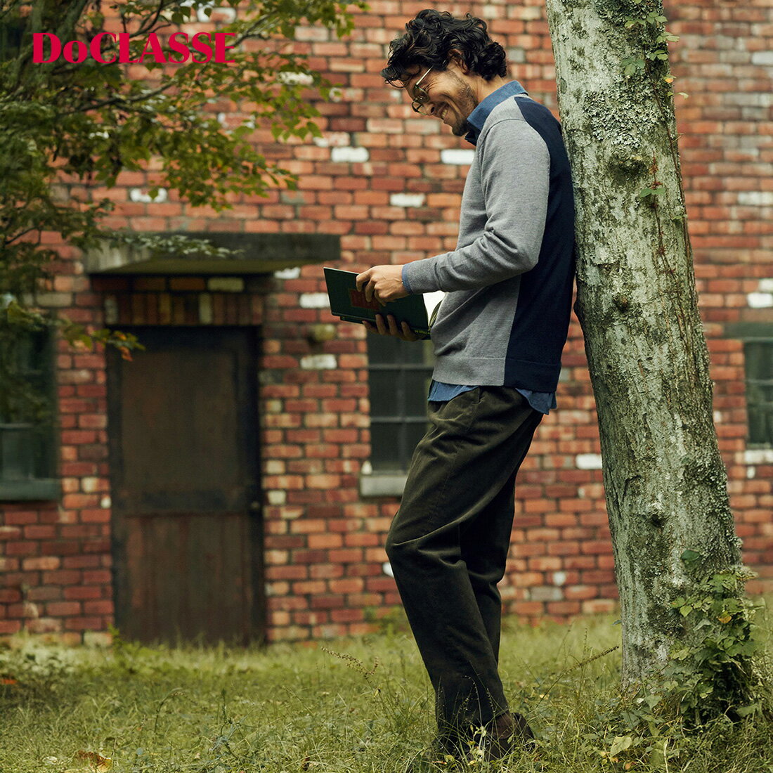 【ドゥクラッセ】 キャッシュウールVネック メンズ ( S～XXL ) 30代 40代 50代 大人、輝く服 【DoCLASSE】