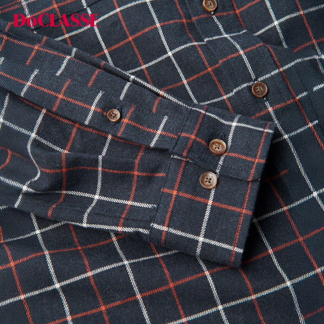 【ドゥクラッセ】 ヘビーネルWポケットシャツ メンズ ( S～XXL ) 30代 40代 50代 大人、輝く服 【DoCLASSE】