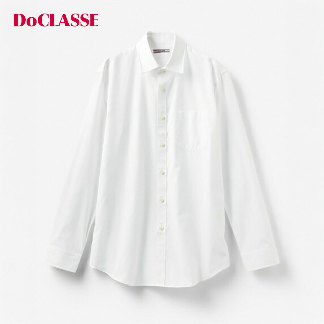 【ドゥクラッセ】 100双糸・プレミアムコットンシャツ メンズ ( S～XXL ) 30代 40代 50代 大人、輝く服 【DoCLASSE】