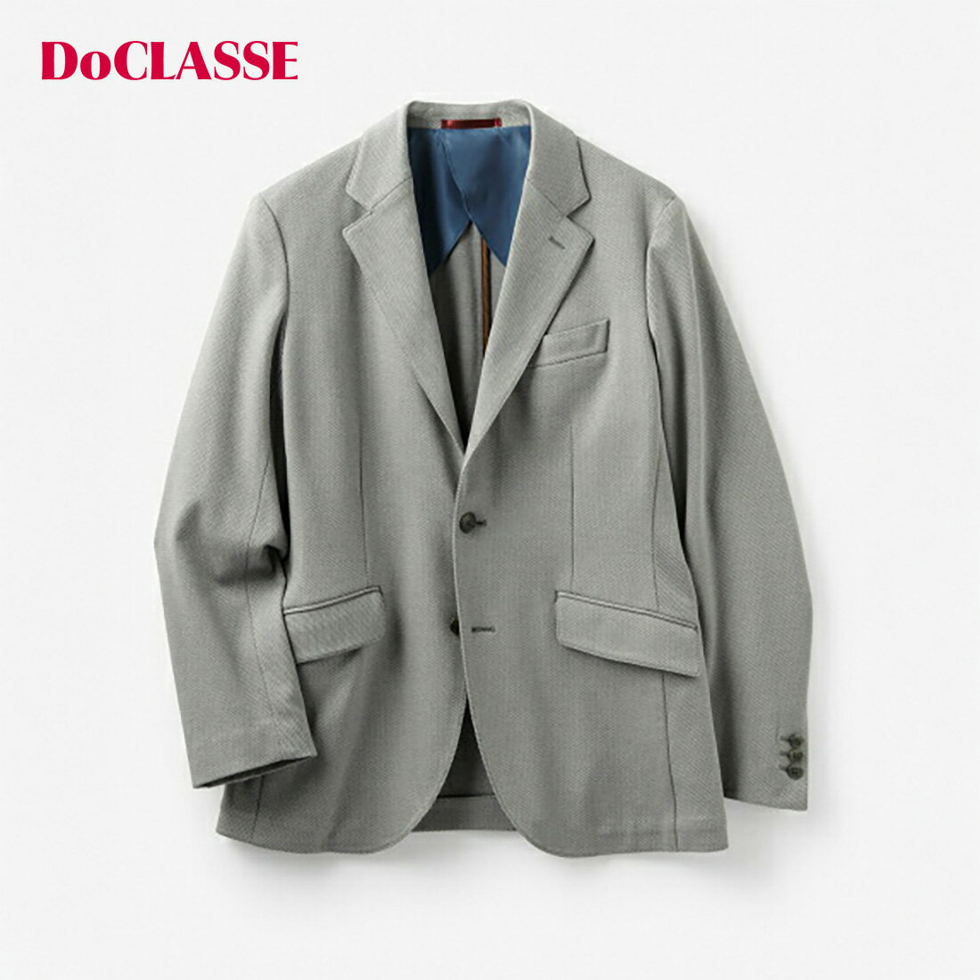 セール27%OFF 【ドゥクラッセ】 コンフォータブル・ストレッチジャケット メンズ ( S～XXL ) 30代 40代 50代 大人、輝く服 【DoCLASSE】