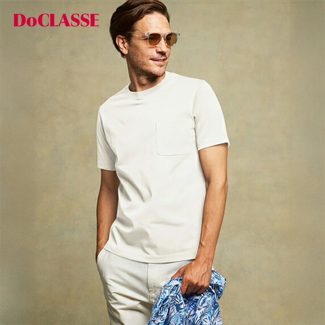 【ドゥクラッセ】 USAコットン速乾T 半袖 メンズ ( S～XXL ) 30代 40代 50代 大人、輝く服 【DoCLASSE】