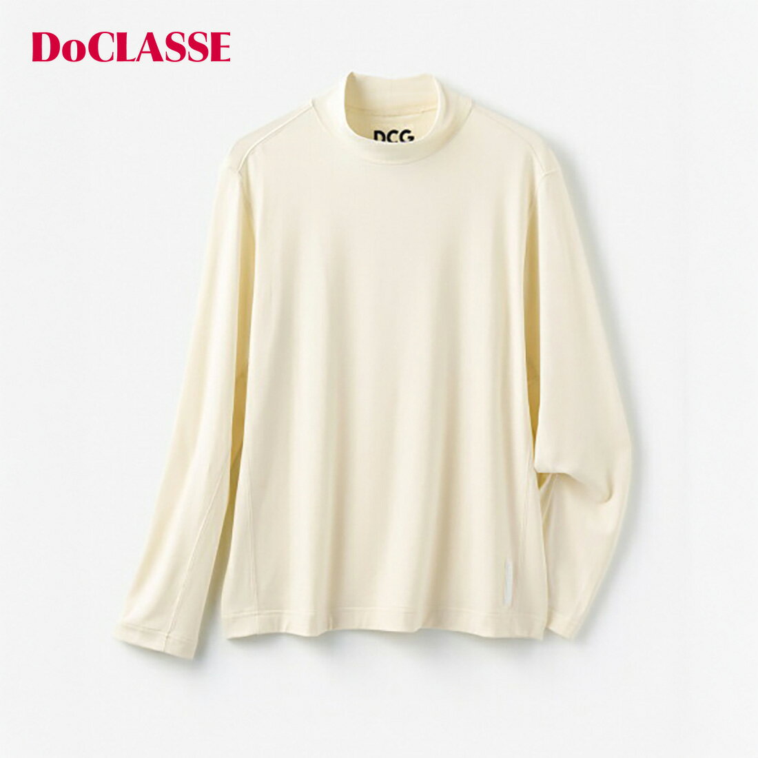 【ドゥクラッセ】 吸湿発熱・プラスウォーム3Dベースレイヤーモックネック メンズ ( S～XXL ) 30代 40代 50代 大人、輝く服 【DoCLASSE】