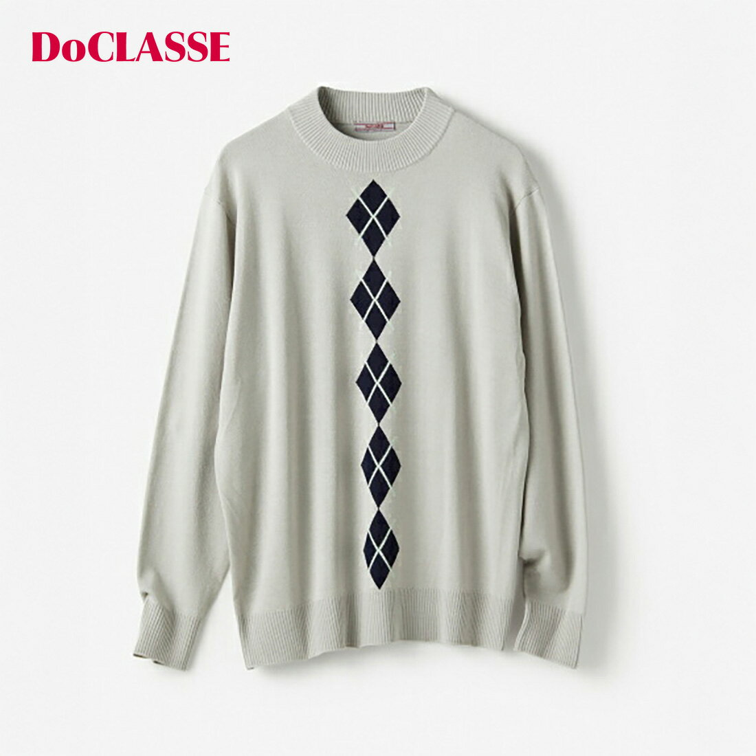 【ドゥクラッセ】 Doサーモテックスジャガードハイネック メンズ ( S～XXL ) 30代 40代 50代 大人、輝く服 【DoCLASSE】