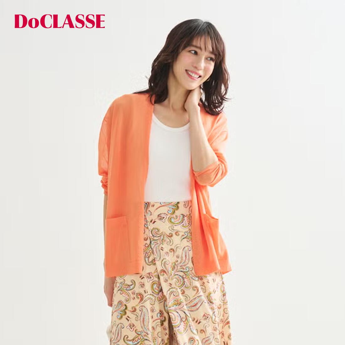 Rakuten - セール61%OFF 【ドゥクラッセ】 UVスラブ・タックスカウチョ レディース ( S〜XXL ) 30代 40代 50代 大人、輝く服 【DoCLASSE】
