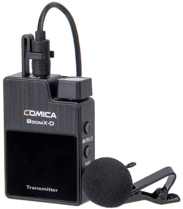 COMICA BoomX-D MI2 ワイヤレスマイク スマホ iphone 外付けマイク 2.4Gワイヤレス録音マイク 高音質伝送 外部/内部MICサポート DSLRカメラ ワイヤレスマイクトランスミッター SLR クリップオンマイク （MI2=TX+TX+MI RX）アイフォン 録音 マイク 並行輸入品