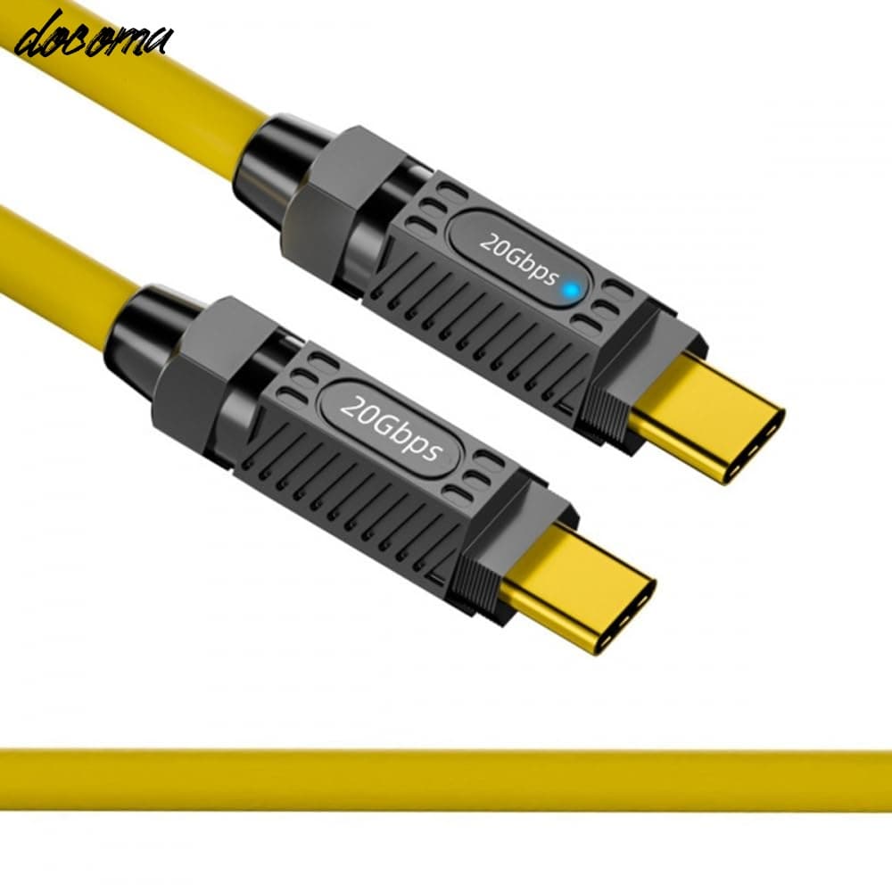Rakuten - 【送料無料】ケーブル ウルトラソフト ハイフレックス USB-C USB4 20Gbps 140W 8K ゲームキーボードマウス Type-C オス - オス 電源およびデータ用 (200cm)