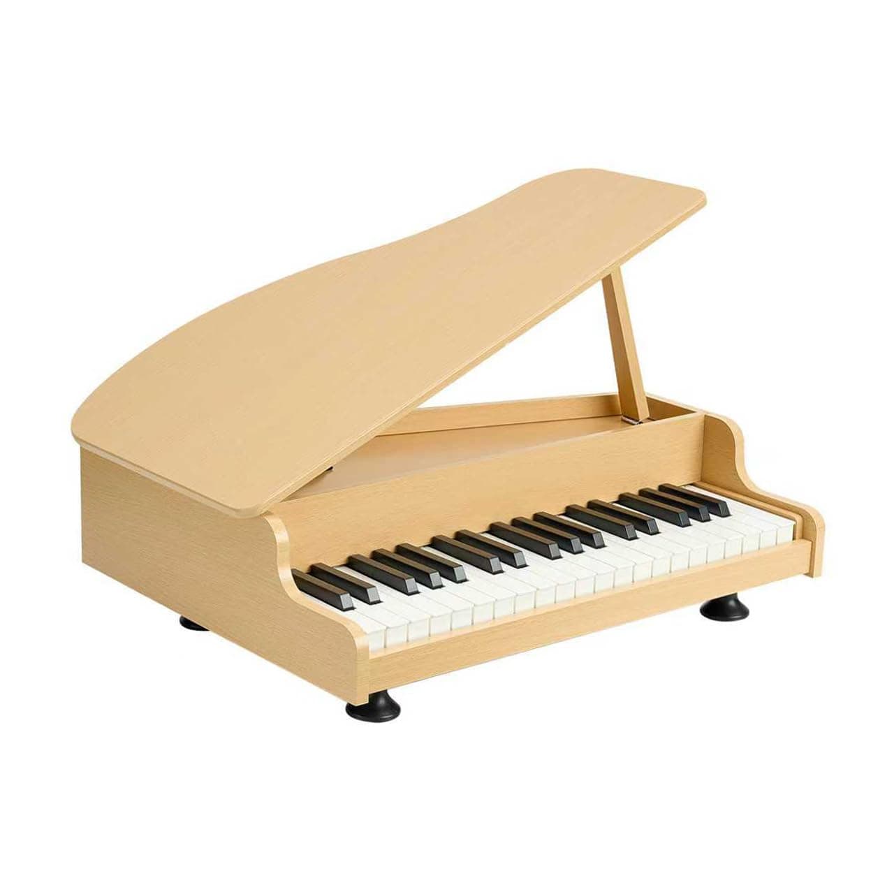樂天商城 - 【送料無料】37鍵盤 木製 グランドピアノ 電子ピアノ 子供用 おもちゃ 楽器 玩具 音楽知育 ギフト プレゼント P-37 ナチュラル