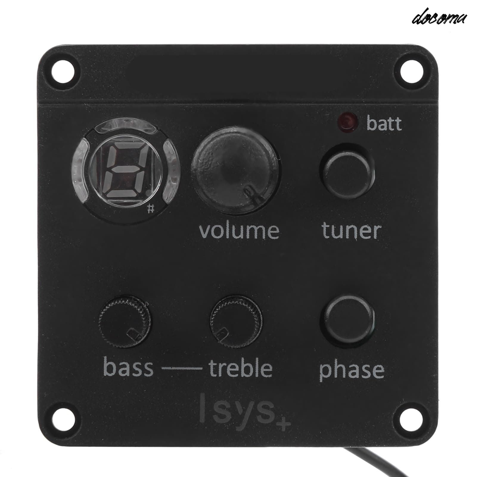 [Free Shipping] ISYS EQ Preamp Equalizer Onboard Secondary Hole Cartridge Soundhole Musical Instrument Accessory