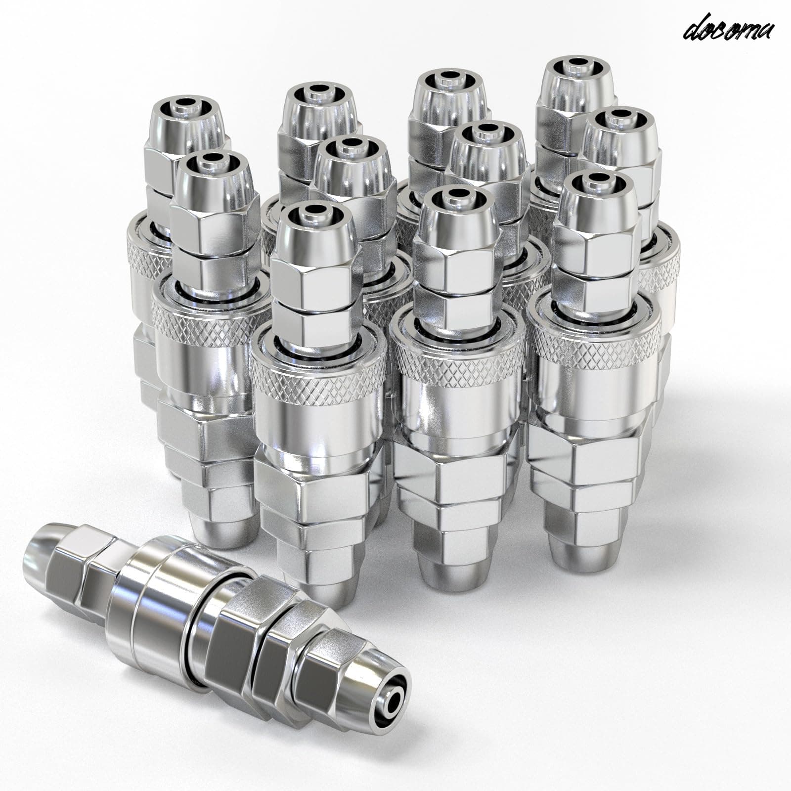Rakuten - 【送料無料】PNEUMATIC 12セット10mmのオス/メスのクイックジョイント、コンプレッサー結合器クイックコネクトアダプターを組み合わせました
