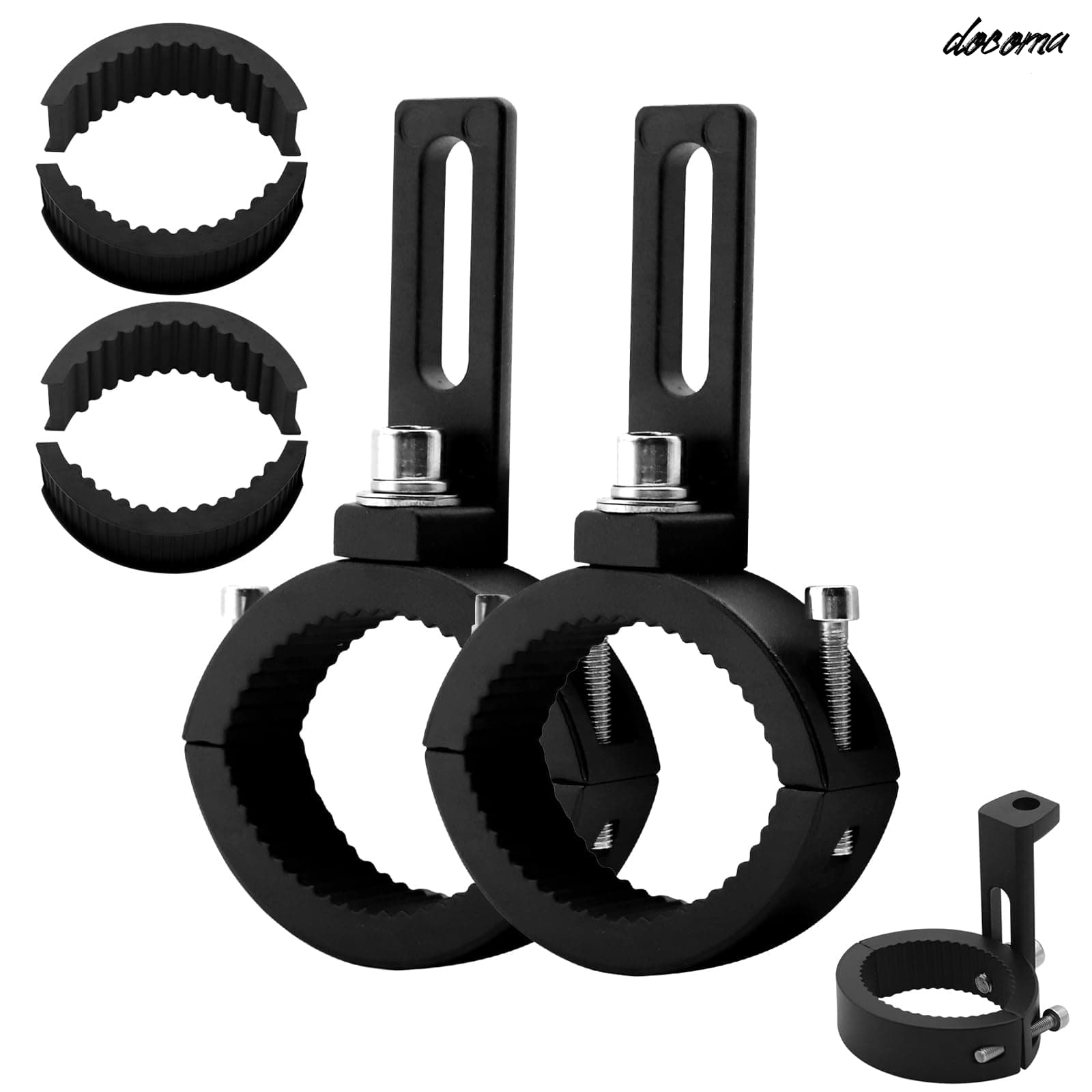 樂天商城 - 【送料無料】バイク ステー 作業灯 ブラケット Φ40mm〜50mm 取り付けステー ワークライト 固定器具 ハンドルバー チューブ 取付金具 フォグランプ デッキライト 補助灯の設置に 2個セット