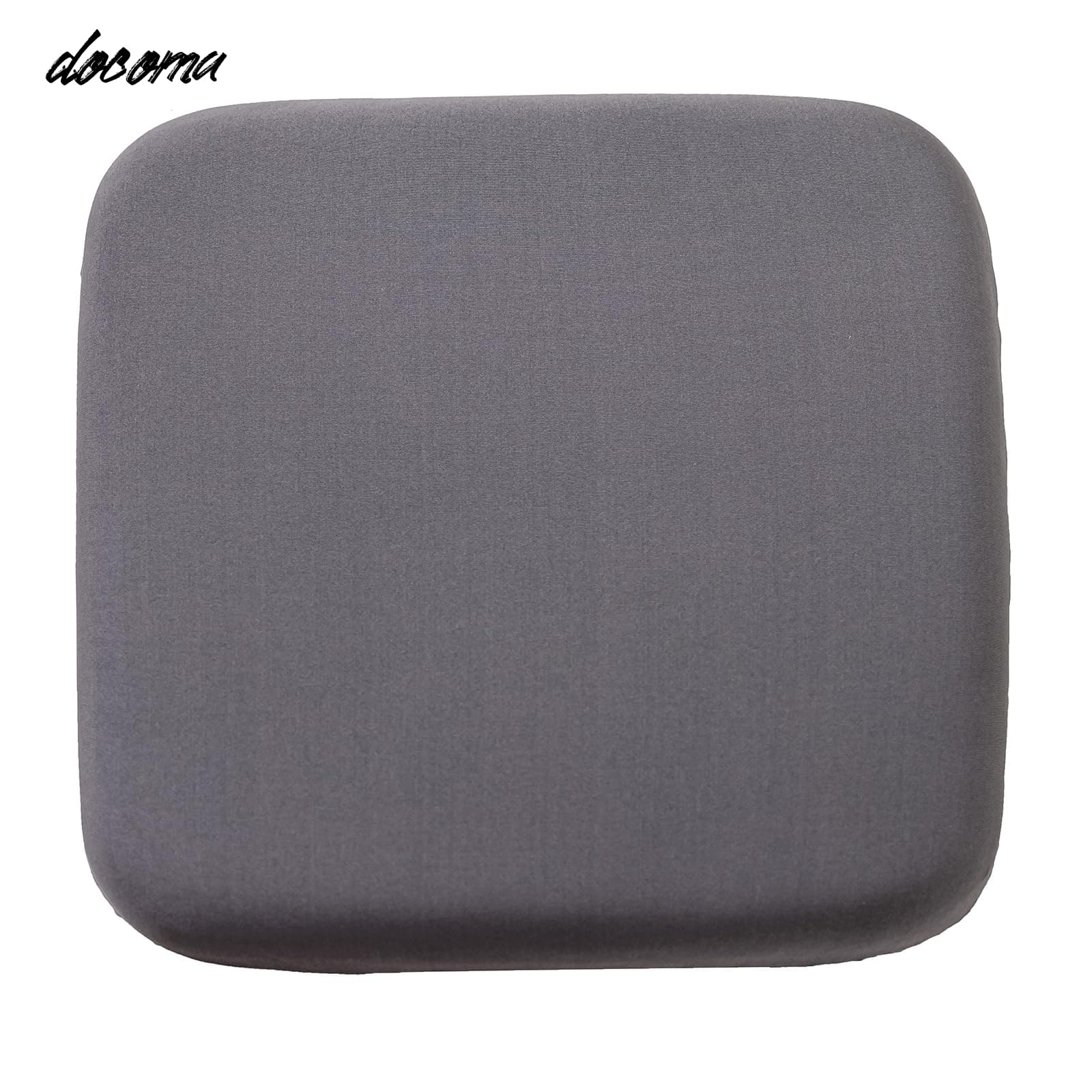 樂天商城 - 【送料無料】椅子クッション スクエア 40x40cm 厚み6cm 高反発 厚手 滑り止め付き 洗えるカバー オールシーズン対応 ダイニングチェア オフィスチェア ダークグレー