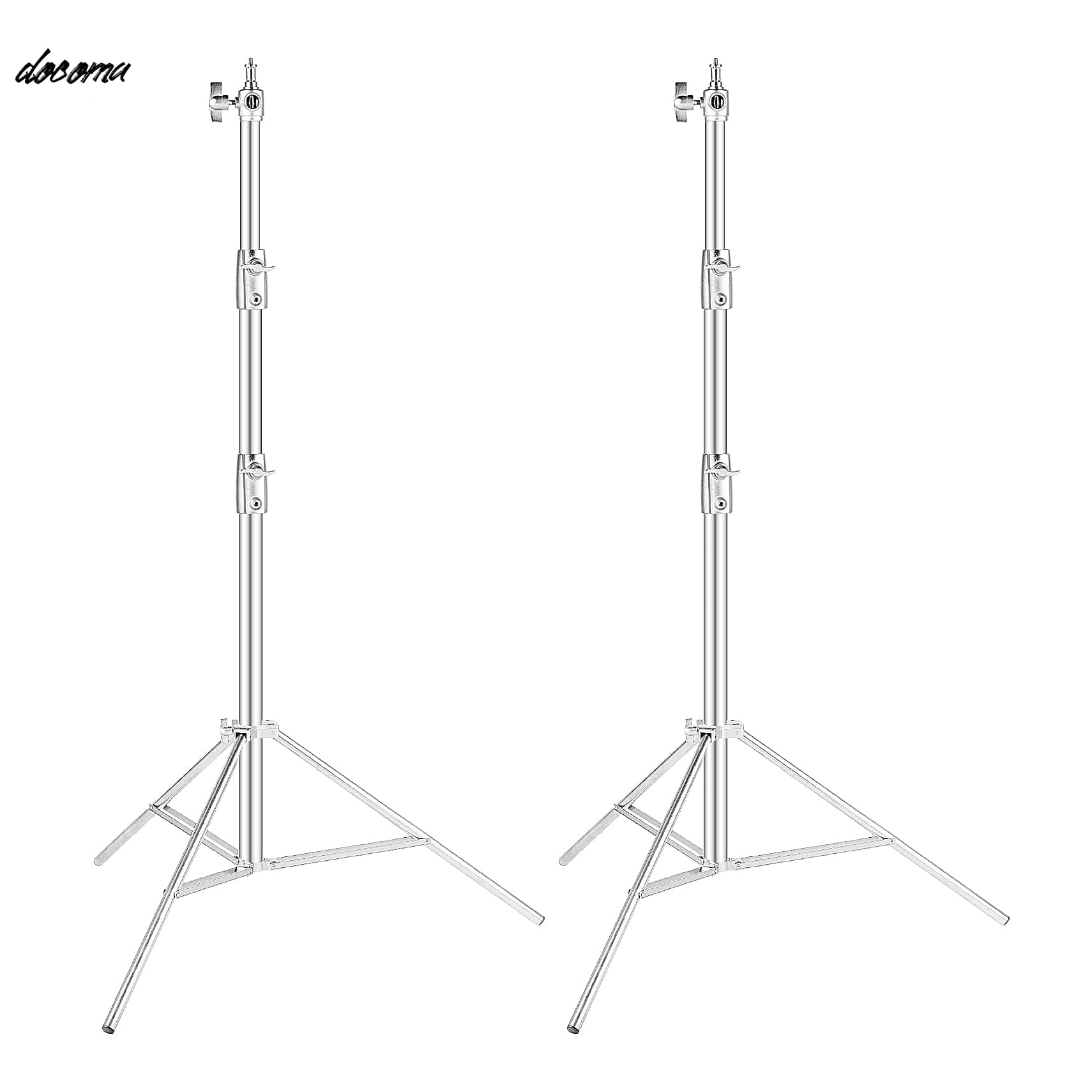 樂天商城 - 【送料無料】ライトスタンドキット ステンレスチール製 280cm/9ft 耐荷重15kg 1/4-3/8ネジ変換 高さ調節可能 2個セット ヘビーデューティライトスタンド スタジオ撮影 ソフトボックス モノライトなど対応