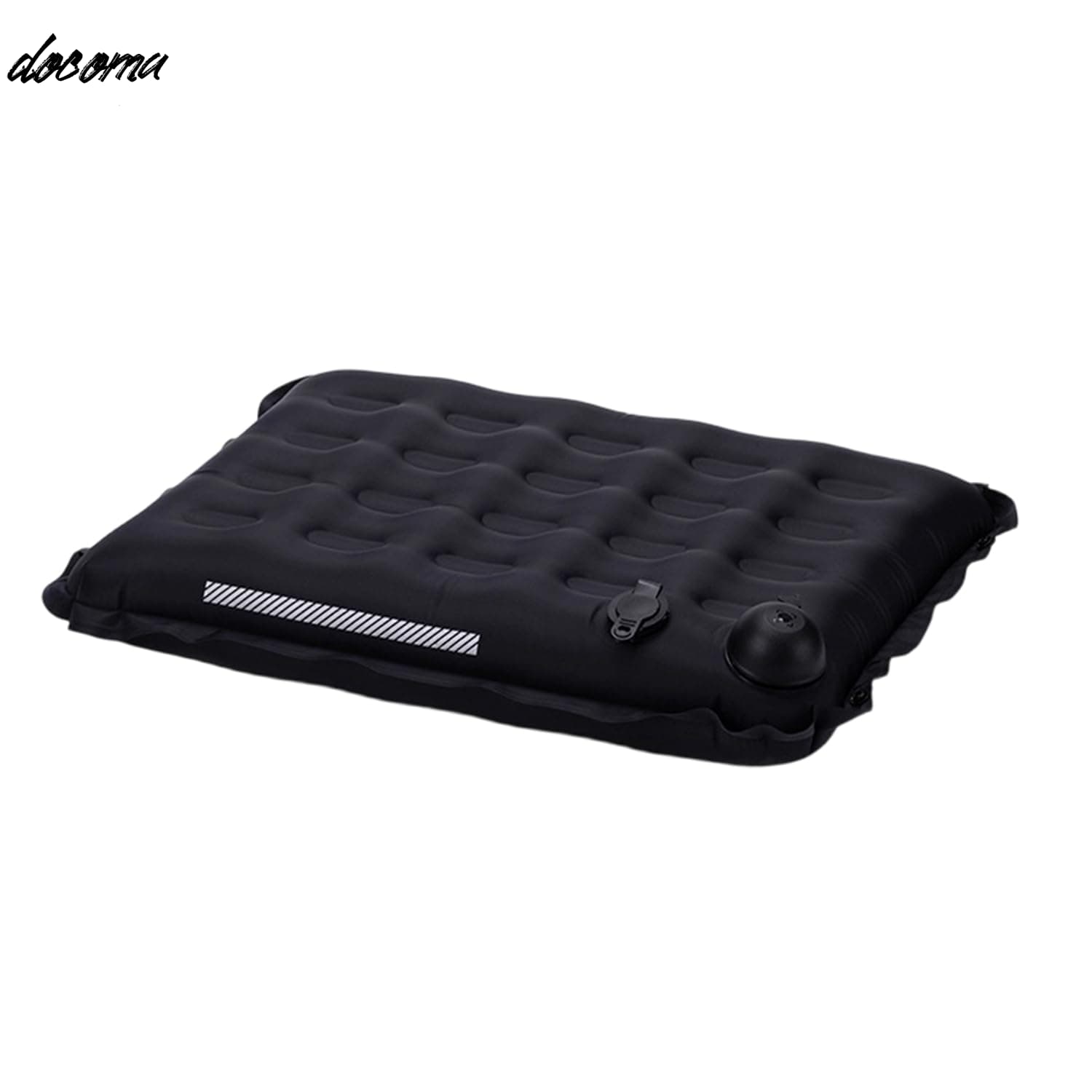 Rakuten - 【送料無料】エアークッション 座布団 折りたたみ アウトドア TPU エアー座布団 厚手 7cm 超軽量125g エアーポンプ式 コンパクト 持ち運び便利 簡単収納 キャンプマット ピクニック 登山 釣り 花見 携帯用 収納ポーチ付き（7*34*42CM）
