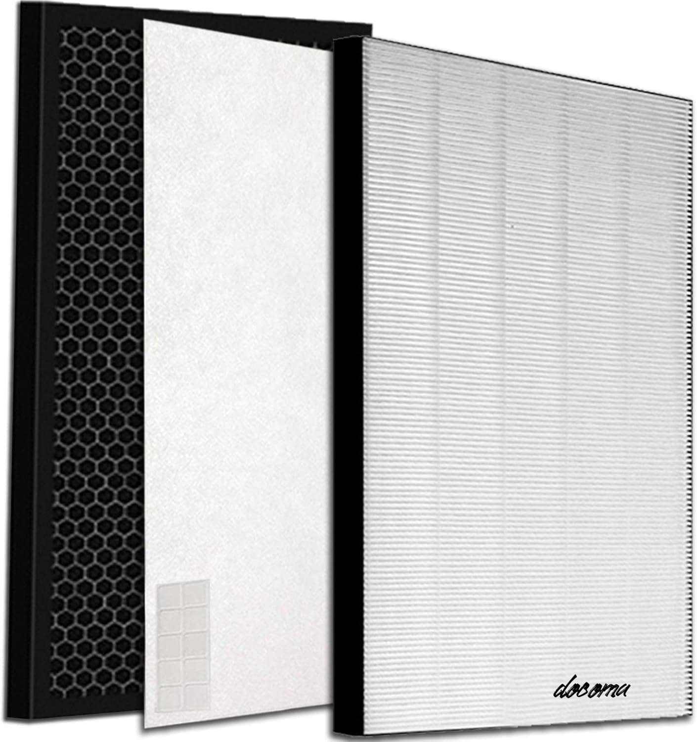 其它 - 【送料無料】交換用フィルター 3点セット KC-L50/KI-LS50/KC-D50/KC-F50などKC-50/GS50シリーズ専用 HEPA集塵(FZ-D50HF)+脱臭(FZ-D50DF)+プレフィルター付き (3)