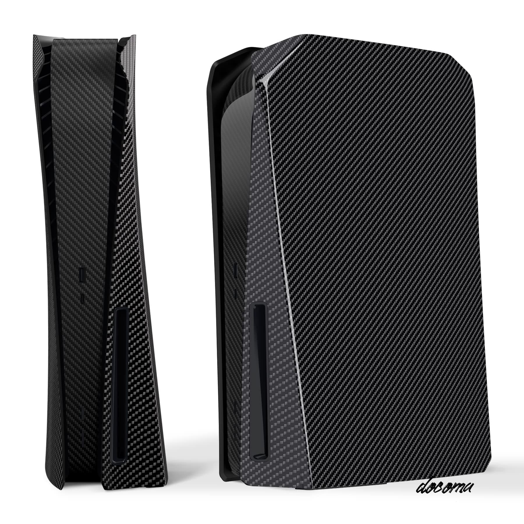 eXcover ps5ディスクバージョンコンソール対応用交換ケースに対応用交換トップボトムシェル、playstation 5コンソールディスクバージョンに対応用カスタム交換フェースプレートやバックプレートシェル（コンソール本体は付属していません）【