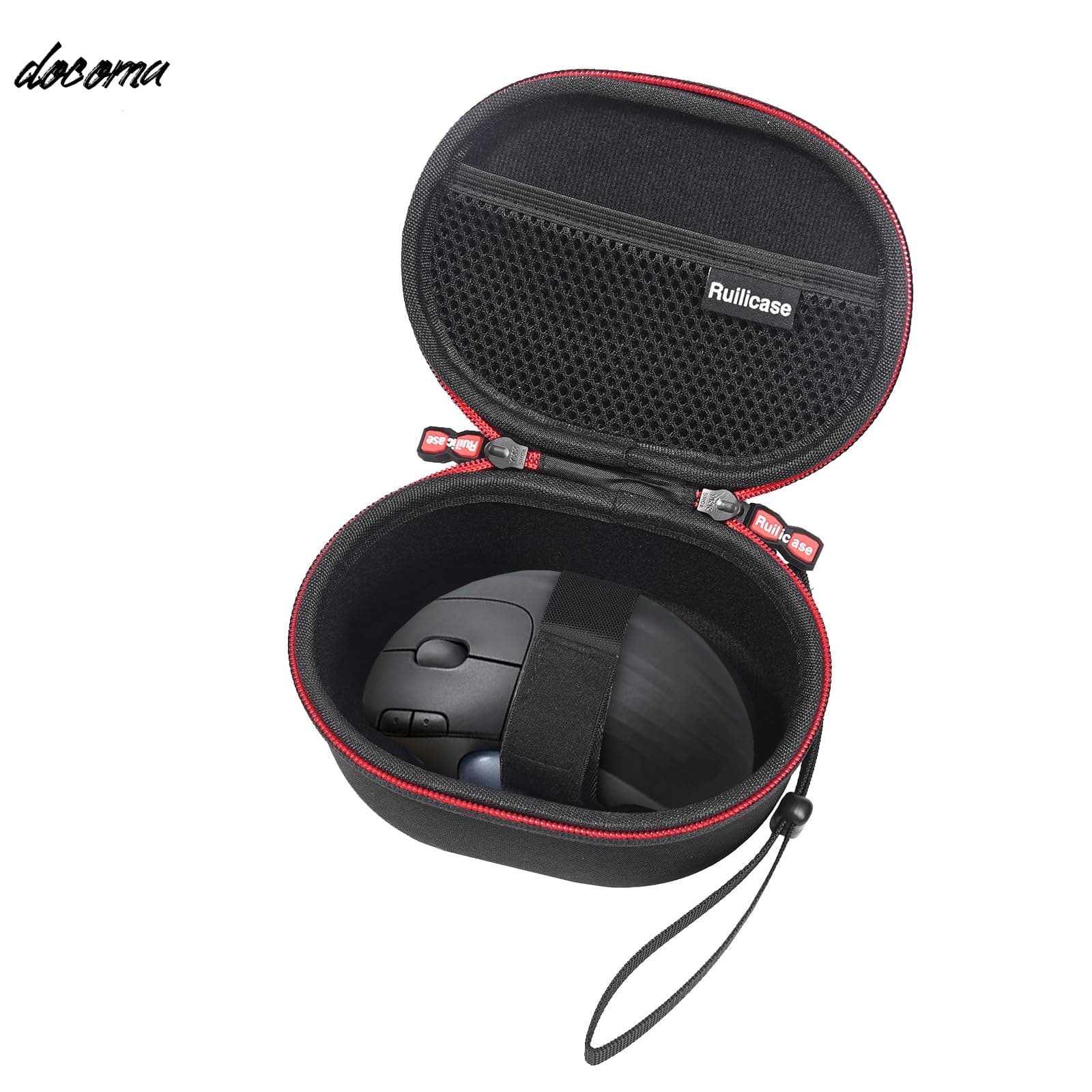 乐天商城 - 【送料無料】互換品 ロジクール ワイヤレス トラックボール マウス MX ERGO S 、MX MASTER3S/ MX Master 4/ MX Anywhere 3アドバンスド ワイヤレス マウス対応 適応トラックボールマウス (ケースのみ)耐衝撃・防塵・生活防水収納ポーチ