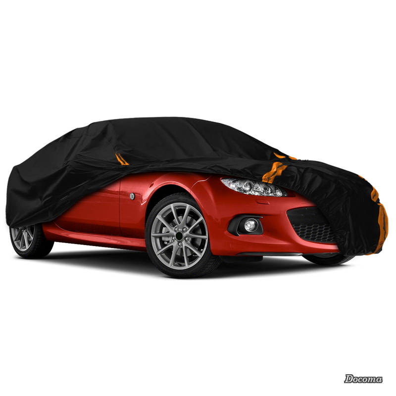 【送料無料】マツダ ロードスター（NB/NC/ND）1998-現行 車フルカバー スポーツカー 防水 裏起毛 防塵防紫外線 黄砂/雪対策 防風 四季対応 ブラック