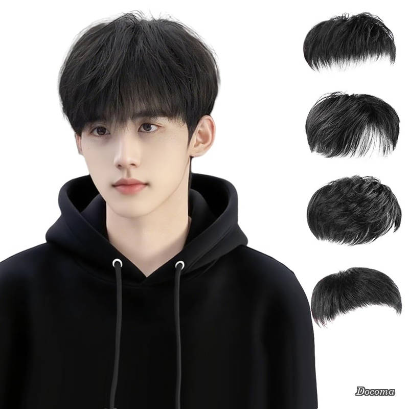 樂天商城 - 【送料無料】メンズ 人毛100％ 部分ウィッグ 男性用 ヘアピース 手植え 軽薄 通気 人工スキン真似つむじ 薄毛隠し 白髪隠れ 増毛 ふんわり感 軽量 通気性優れ 付け毛 バレない 18cm*20cm ナチュラルブラック