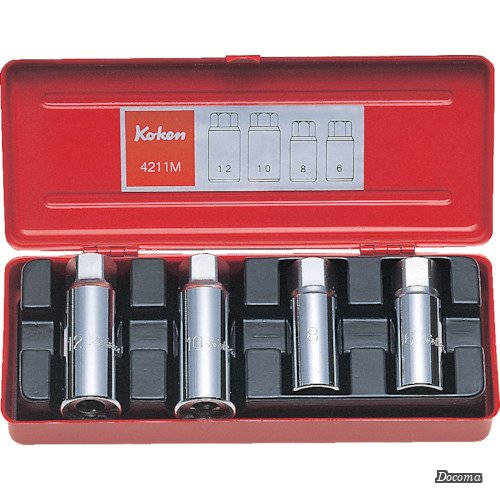 乐天商城 - 【送料無料】コーケン 1/2(12.7mm)SQ. スタッドボルト抜キ 4ヶ組 4211M