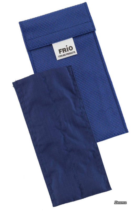 フリオ (FRIO) インスリンクーラー ダブル （インスリンペン2本用） 青色 ＜日本語説明書付＞ - FRIO Insulin Cooling Wallet (Duo) Blue