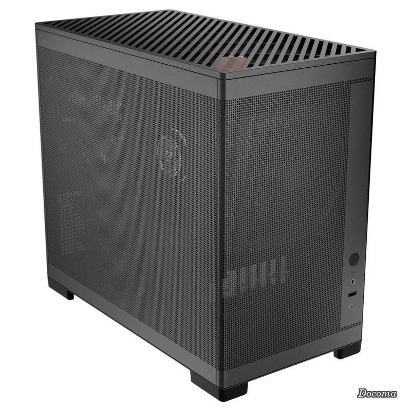 PCケース MiniArt 4 ブラック 120mmファン3個を標準搭載したミニタワーPCケース OKINOS MiniArt 4 Compact MicroATX Case