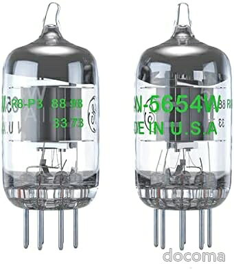 【送料無料】真空管 7ピン 5654W 6AK5 6J1 6J1P EF95 交換可能 2本セット プリアンプ パワーアンプ グレードアップ 軍用規格 選別品 高音質 高耐久 24ヶ月保証 docoma-10077756 ドゥコマ パッケージ画像