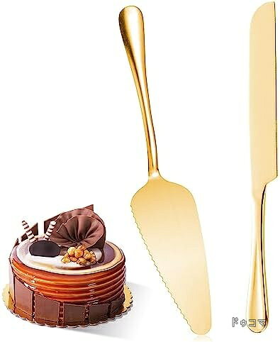 商品の特徴・【セット内容】: ケーキパイペストリーナイフ1本とケーキパイペストリーサーバー1本のセットです。サイズ：29.8*7.2cm。・【素材】：高品質の食品グレードのステンレス鋼を使用し、頑丈で耐久性に優れています。曲がりにくく、鉛を含まないため、日常使いにも安心です。光沢のある鏡面仕上げが製品の品質を高めています。・【デザイン】: グリップがしっかりとしたハンドルとバランスの取れたブレードで機能的かつ魅力的です。品質をすぐに感じることができます。ステンレススチールの刃は鋸歯状のエッジで信頼性の高いサービスを提供します。・【お手入れ簡単】：汚れを簡単に取り除ける設計です。ステンレススチール製なので、洗剤と水で簡単に洗浄できます。頑固な汚れにも耐性があり、手間をかけずに清潔な状態を保つことができます。・【幅広い用途】: ケーキカッターとは異なるスタイルの組み合わせにより、ペストリー、ラザニア、キッシュ、ピザ、ウェディングケーキ、パイなど、多岐に渡る食品に対応する実用的なキッチンセットです。