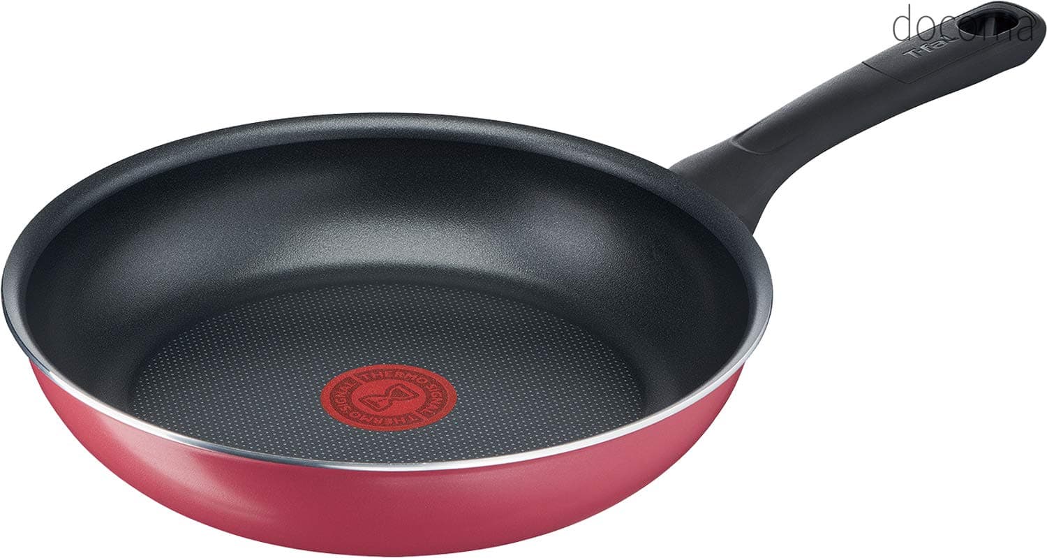 樂天商城 - 【送料無料】フライパン 24cm ガス火専用 PFOAなどの有害物質不使用 こびりつきにくさ長持ち 「クランベリーレッド フライパン」 レッド B55904