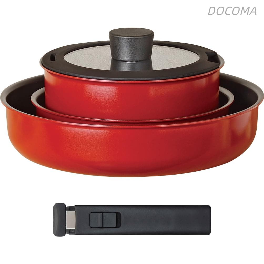 【送料無料】フライパン 鍋セット 5点セット ふっ素樹脂加工 PFOAフリー 食洗器対応 IH・ガス・オーブン トテトル RB-2886