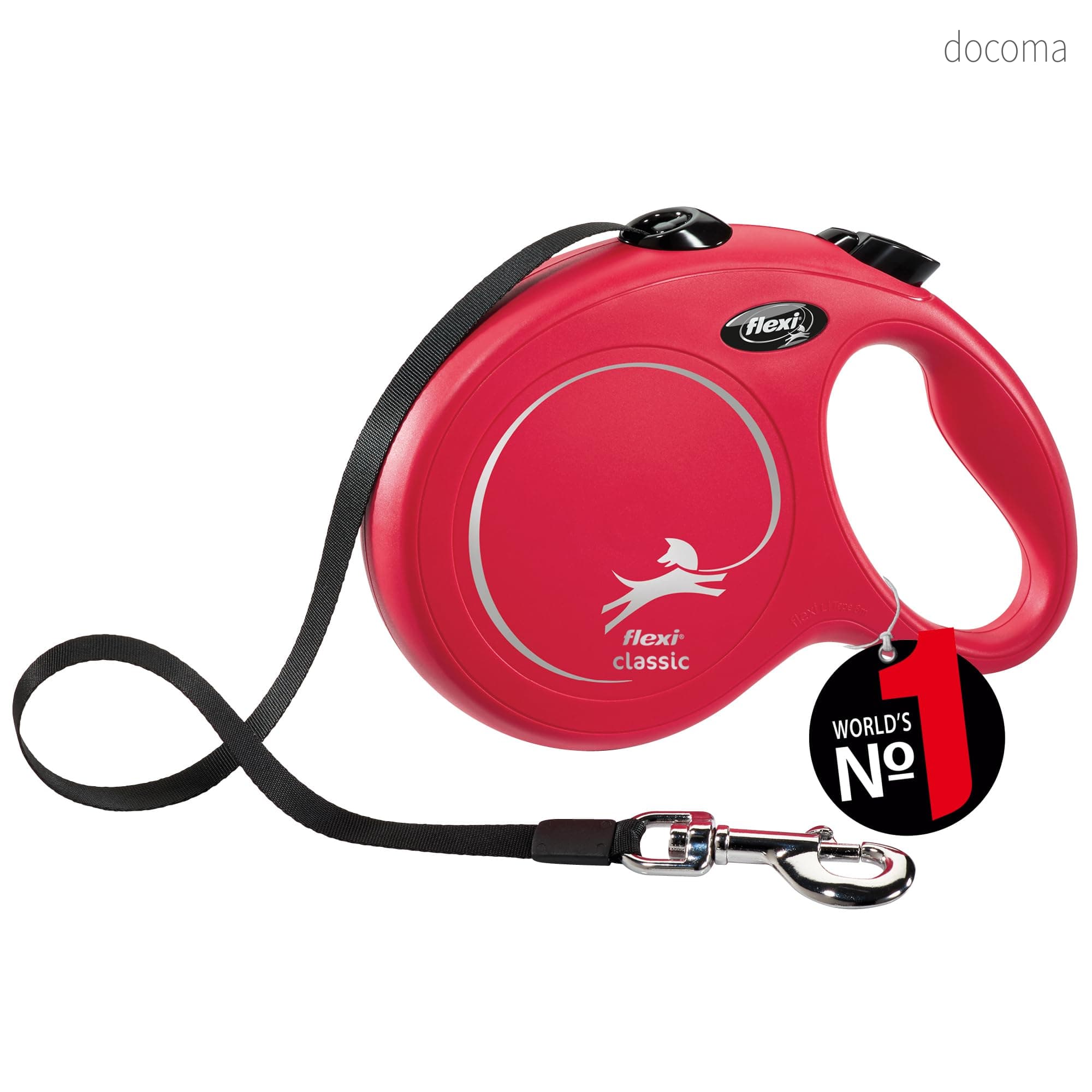 Rakuten - 【送料無料】(flexi) ニュークラシック テープ L(50kg未満) 8m レッド [犬用リード]