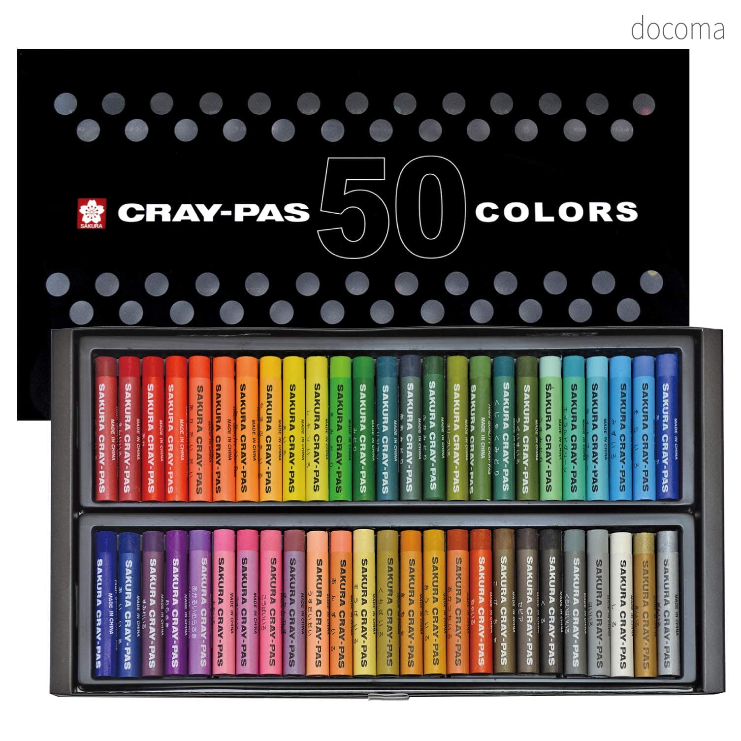 乐天商城 - 【送料無料】クレパス 太巻50色セット VP50