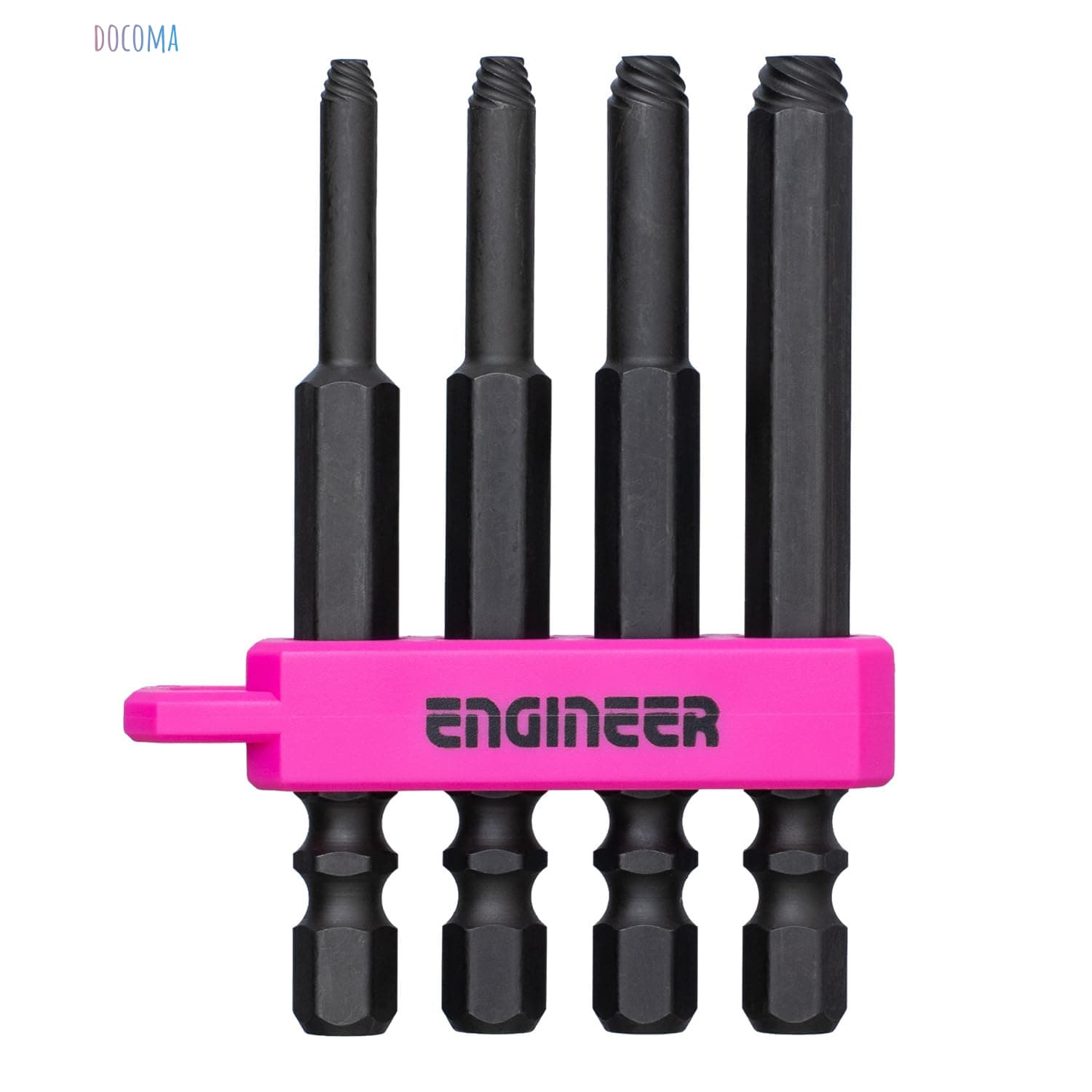 Rakuten - 【送料無料】ネジモグラ ミドルセット PINK&BLACK 7本組 六角穴対辺0.89-5mm用 DBZ-403P