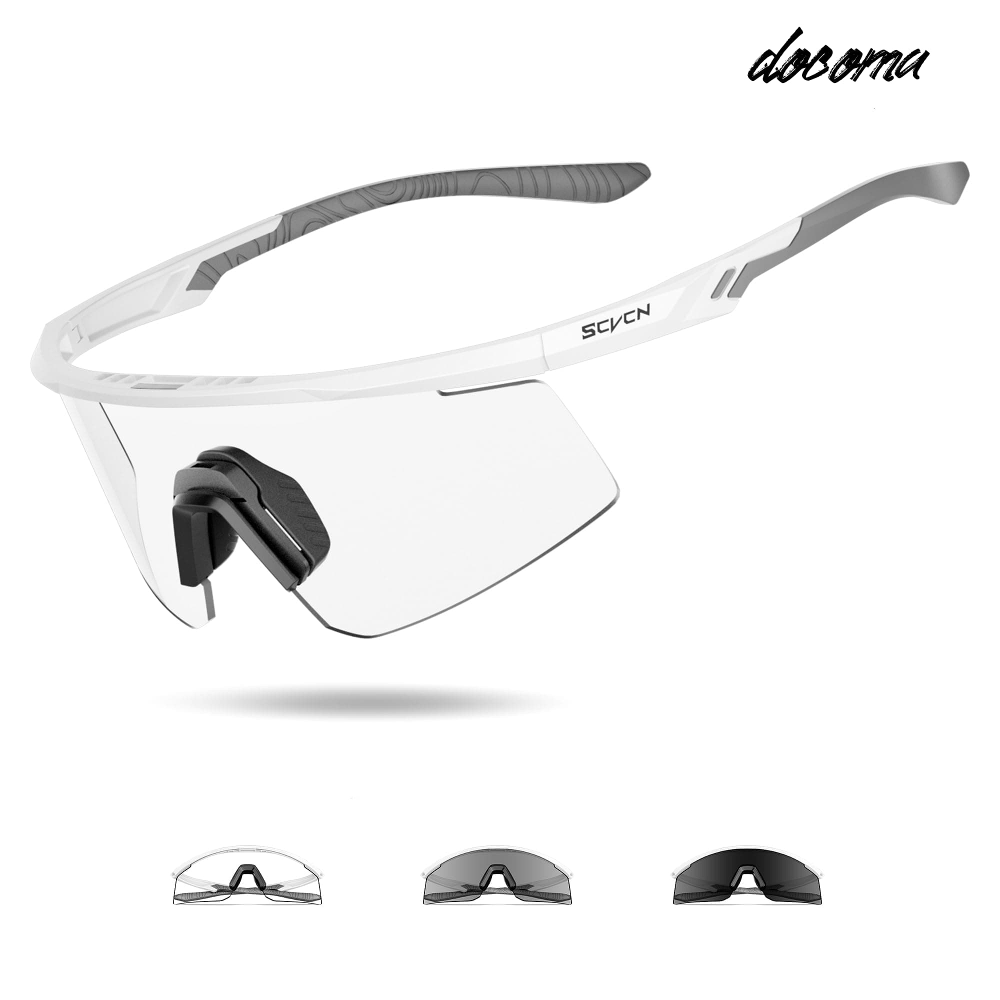 Rakuten - 【送料無料】スポーツサングラス 超軽量TR90フレーム 眩しさカットレンズ UV400紫外線カット 防風仕様 夜間対応 メンズ レディース サイクリング 登山 ランニング マラソン 野球 アウトドア対応