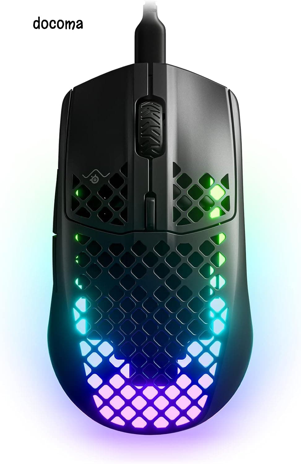 ゲーミングマウス 無線 Aerox 3 Wireless Onyx 2022 超軽量 TRUEMOVE AIRセンサー搭載 Quantum Wireless 2.0テクノロジー IP54規格 防水 防塵 62612J