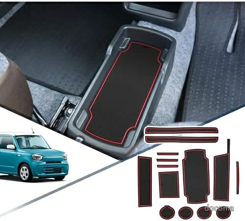 商品の特徴・?【車種専用設計】適応車種：スズキ アルト 9代目 HA37S/HA97S（2021.12〜現行）・?【走行音低減で快適空間を】シート下のスマホ移動音や急ブレーキ時の小物散乱に困っていませんか？このアルト専用の滑り止めマットは3つのポイントで快適性を向上。高密度PVC素材が路面の振動を吸収し、積み荷の接触音や金属小物の共鳴音を低減。立体凹凸デザインはスマホ・鍵を安定固定しつつ、運転席から自然な動作でサッと取り出せる利便性を実現。表面の微細な摩擦層が急旋回時でも物品のズレを効果的に抑制。日常ドライブ中の煩わしい雑音を軽減する、実用性と防音性を兼ね備えた機能マットです。・?【汚れを寄せ付けない】このアルト専用のゴムマットは特殊防水加工を施しています。砂埃や飲みこぼしを表面でブロック。固く絞った雑巾で拭くだけで、従来の布製マットで発生していた「染み込み汚れ」や「臭いの定着」を完全に防止。ペット同伴時の毛の付着にも対応可能な高い洗浄性が特徴です。スズキ アルト アクセサリーとして、衛生的な車内環境を維持します。・?【内装保護】このスズキ アルト アクセサリーは、スマホや鍵との接触傷を軽減するクッション設計を採用しています。「工具を入れたら塗装が剥がれた」こんな後悔とは無縁に。柔軟ラバーが硬い物とドアポケットの間に緩衝層を作り、擦れ傷・ヘコミをブロック。ファミリーユーザーの工具収納にも安心。目立たない場所だからこそ、愛車の内装を長く美しく保つための必須アイテムです。・?【安心の品質保証】品質保証をご提供します（故意による破損・自然劣化を除く）。万が一「発送による破損」が生じた場合には、当社負担で新品を再発送します。24時間体制のカスタマーサポートで、お客様のあらゆるご質問や不具合に対応いたします。高品質なアフターサービスをご用意しております。
