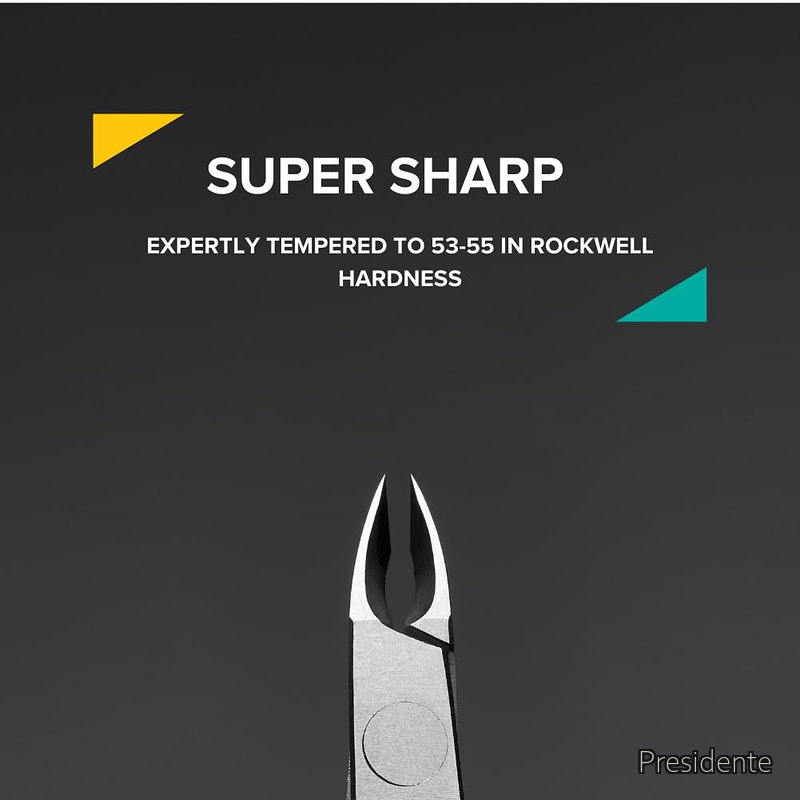 【送料無料】Smiths Professional Cuticle Nippers | Precision Surgical-Grade Stainless Steel Cuticle Trimmer French Handle Double Spring 4mm Jaw (Quarter Jaw) 2