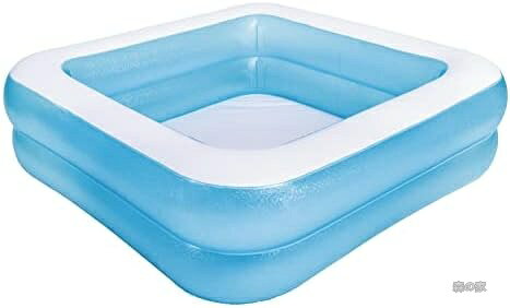 【送料無料】【送料無料】大型 子供用プール 空気注入式 スクエア 150×150×45cm 庭...
