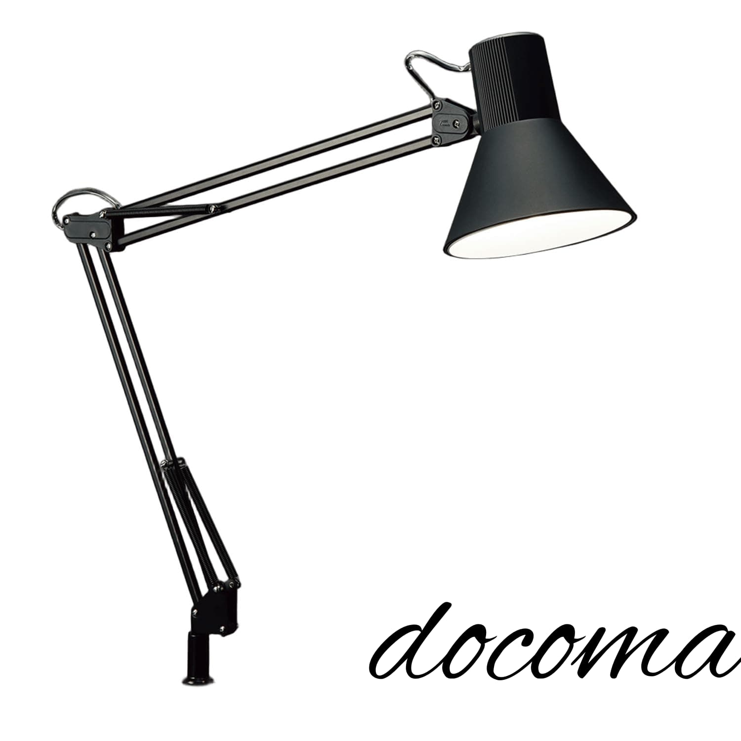 Shomei) Z-LIGHT LEDデスクライト 合金鋼 ブラック E26LED電球 昼白色 Z-108NB