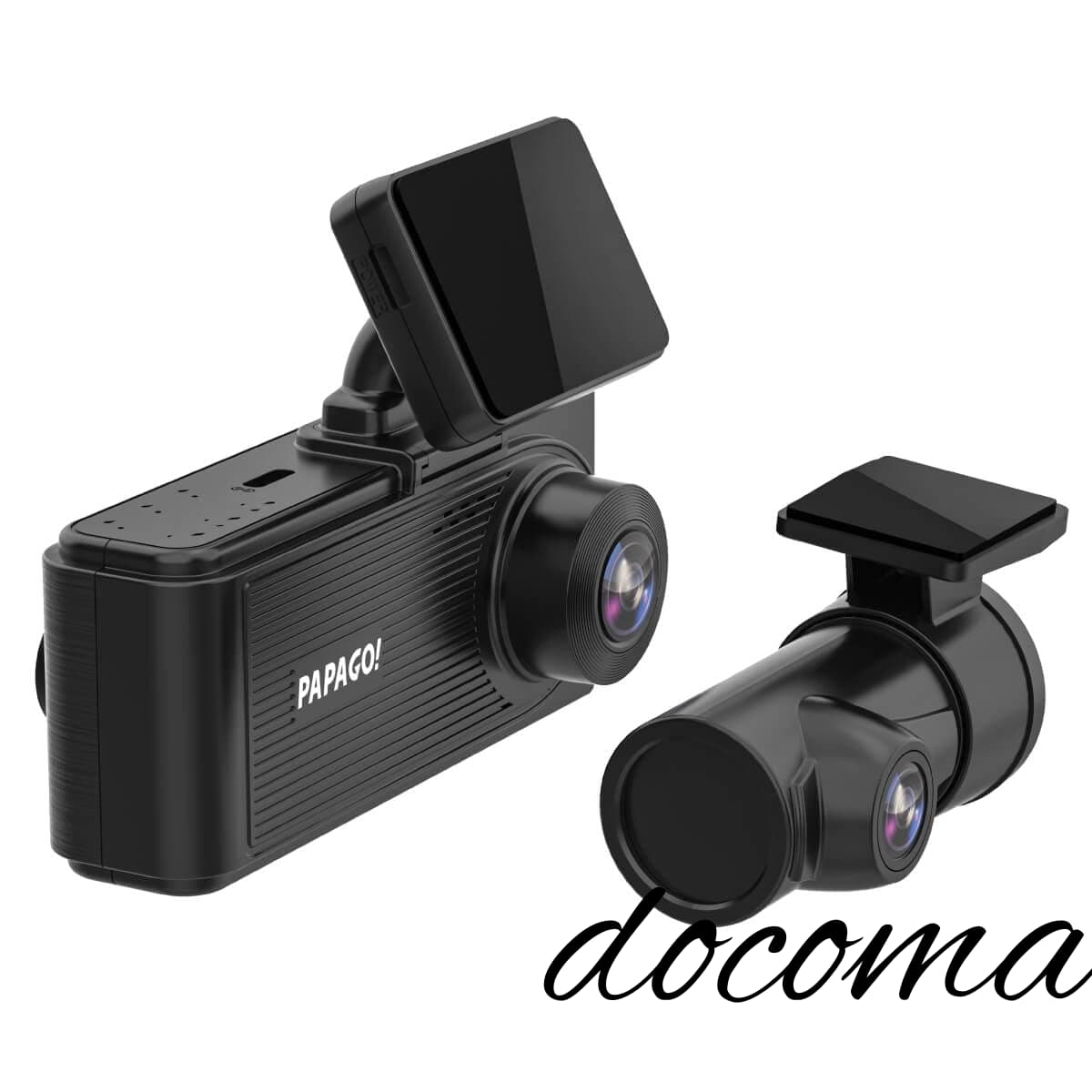 全方位 490° ドライブレコーダー 3カメラ フルHD 200万画素 SONY製 CMOSセンサー STARVIS ノイズ対策済 LED信号対応 WDR Gセンサー 駐車監視機能 GoSafe 490G GS490G-64GB ブラック