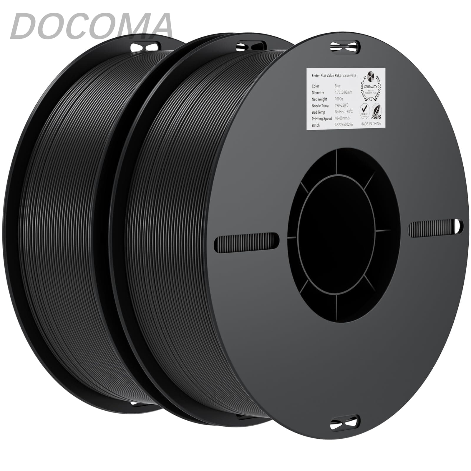 Rakuten - 【送料無料】Creality Ender-PLA フィラメント 2パックセット 3dプリンター用フィラメント 1.75mm 寸法精度±0.03mm もつれず 目詰まりなし ゆがみがない 反りなし 3Dプリンター用 スプール造形材料 1kg*2パック合計2kg ほとんどのFDM 3Dプリンターに対応