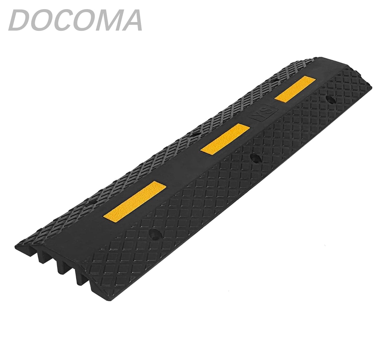 樂天商城 - 【送料無料】ケーブルプロテクター ゴムケーブル 道路 スピードバンプ 2チャネル 配線カバー ケーブル保護 配線カバー 高速道路減速ゾーン 滑り止め 車の速度制限ベルト 床面用 配線隠しカバー (100x22x4.5cm)