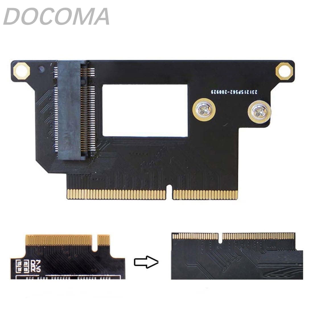 Rakuten - 【送料無料】MAC SSD アップグレードアダプター 2230/2242mm M.2 NVME SSD アップグレード変換アダプター MAC Pro 2016 2017 13インチ A1708用