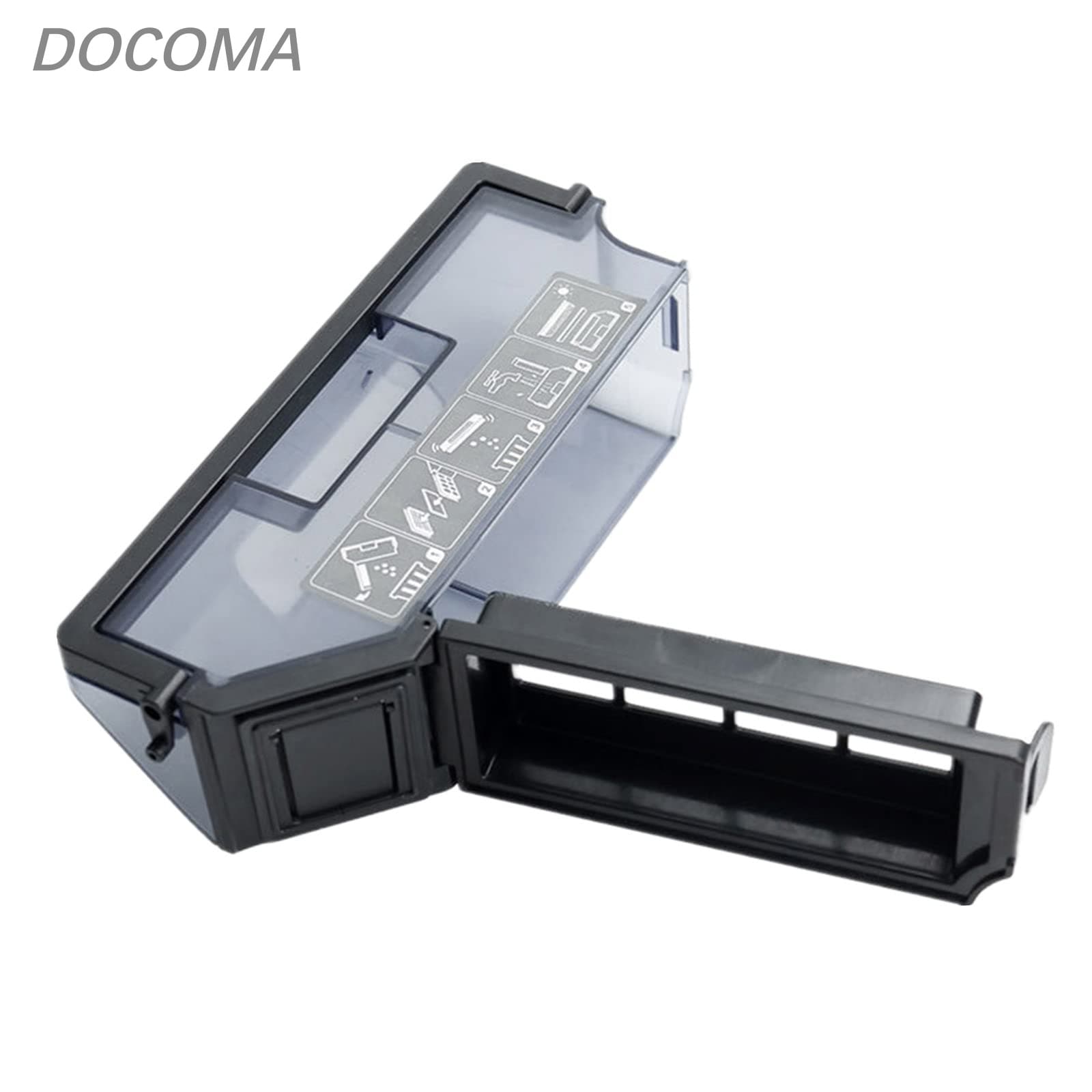 乐天商城 - 【送料無料】ダストボックス ECOVACS(エコバックス) DEEBOT X1 OMNI/X1 TURBO対応 ゴミ箱 ロボット掃除機部品 ロボット掃除機交換用 アクセサリー （ブラック）